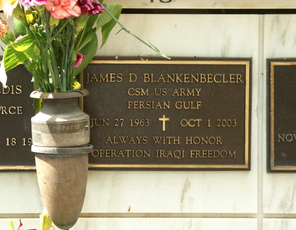 CSM James D. Blankenbecler 2 CSM James D. Blankenbecler 2