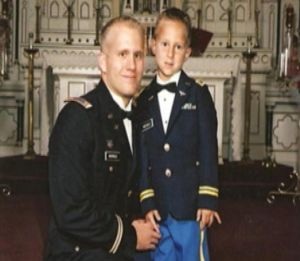 CW2 Bryan J. Nichols 2 Bryan and his biggest support, his son.
