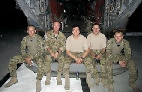 CW2 Bryan J. Nichols 3 Bryan, far left.