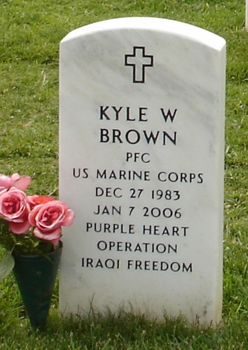 LCpl Kyle W. Brown 2 LCpl Kyle W. Brown 2
