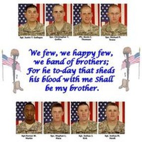 SPC Stephan L. Mace 4 The Heroes who died with Stephan at COP KEATING
